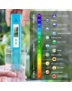 Wellon High Quality Pen Type pH Meter for Water Purity pH Tester With Automatic Calibration (Blue)